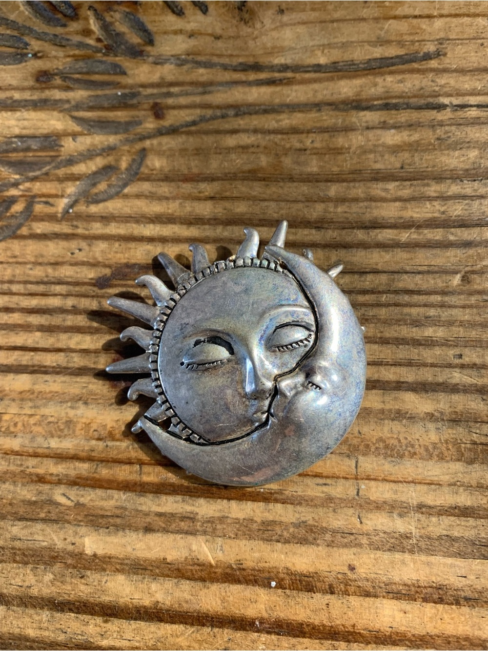 Moon brooch